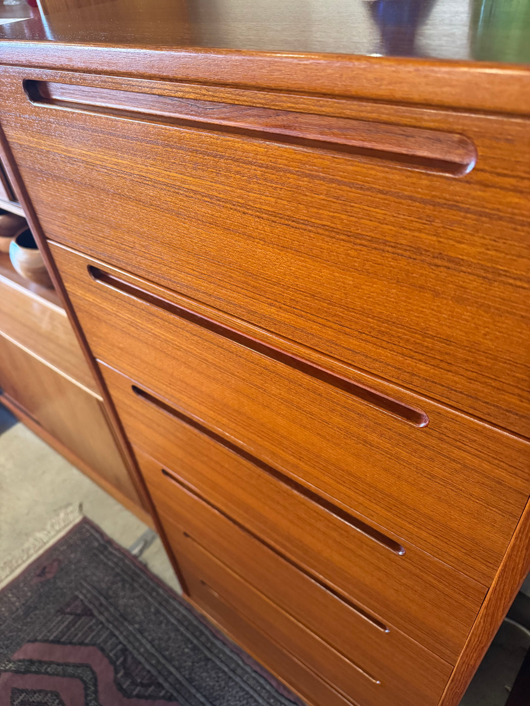 Torring Mobelfabrik Tall Teak Dresser