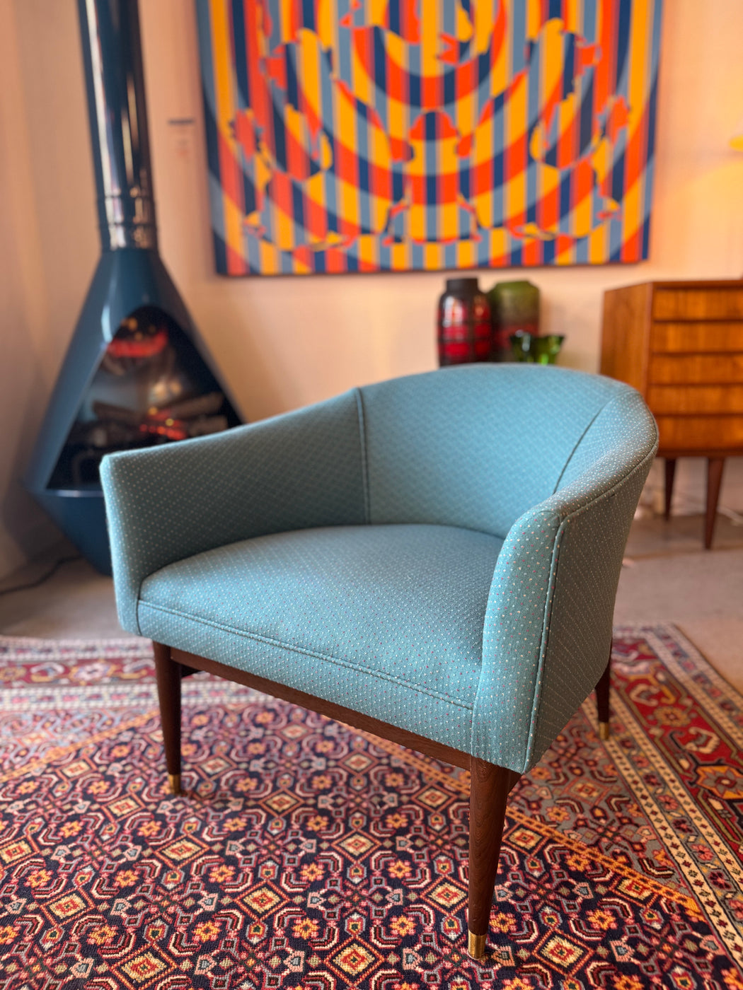 Petite Teal Chair