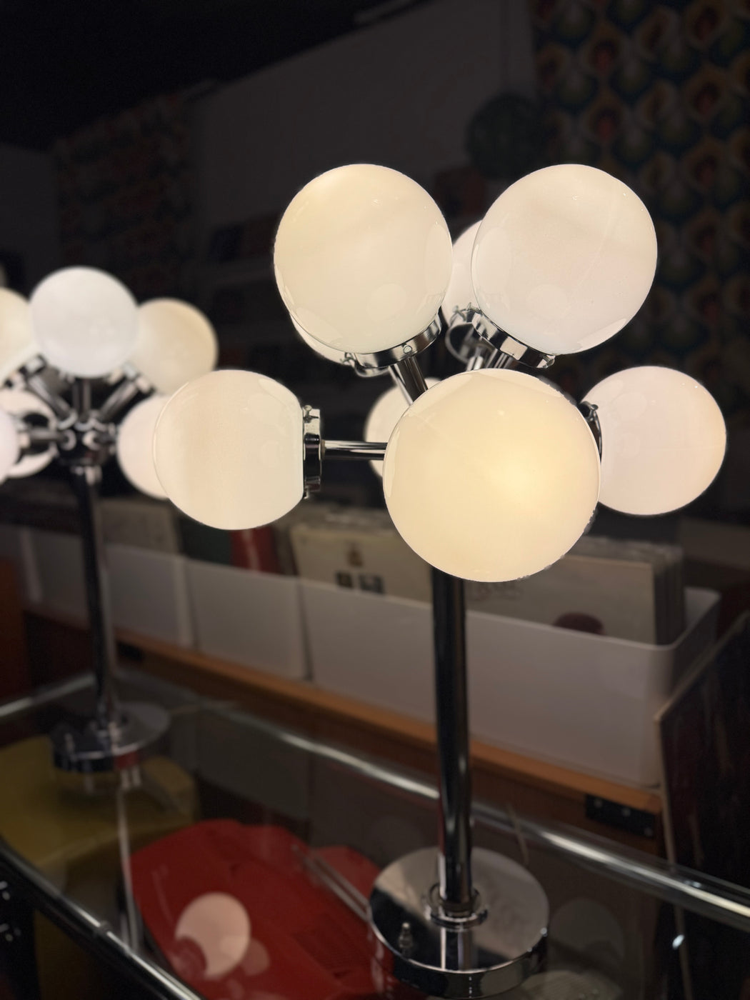 70s Chrome Sputnik Lamps