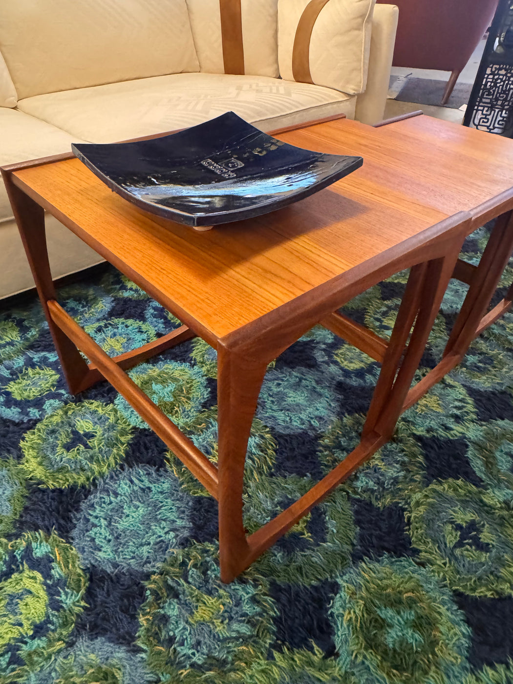 MCM Teak Nesting Tables