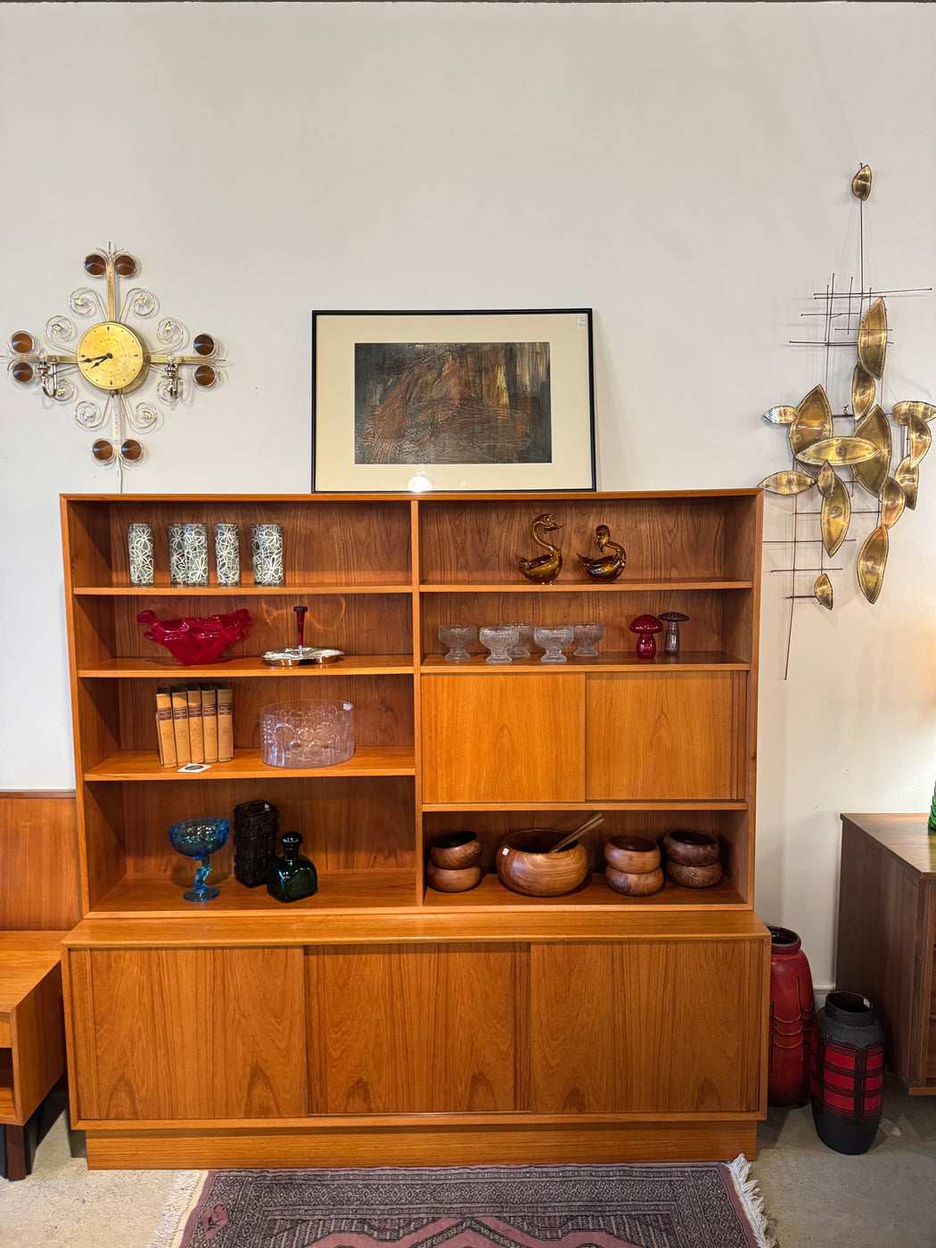 Danish Teak Shelving Unit