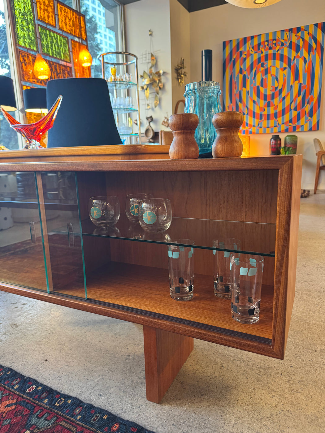 RS Associates Teak Cabinet