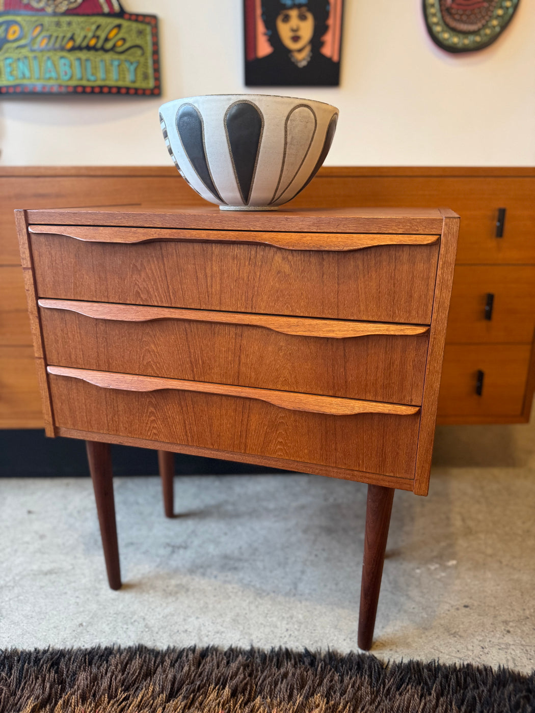 Danish Teak Nightstand