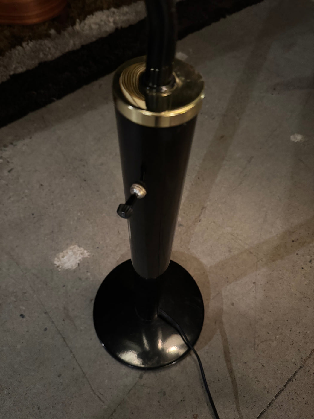 Vintage Hollywood Regency Style Lotus Floor Lamp