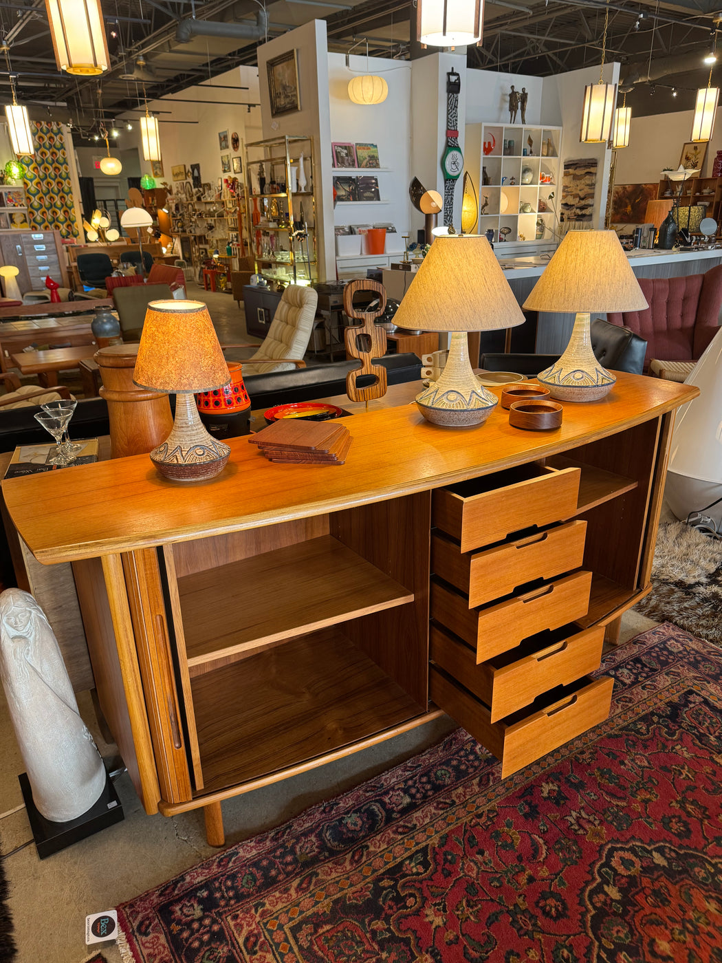 Vintage Teak Sideboard