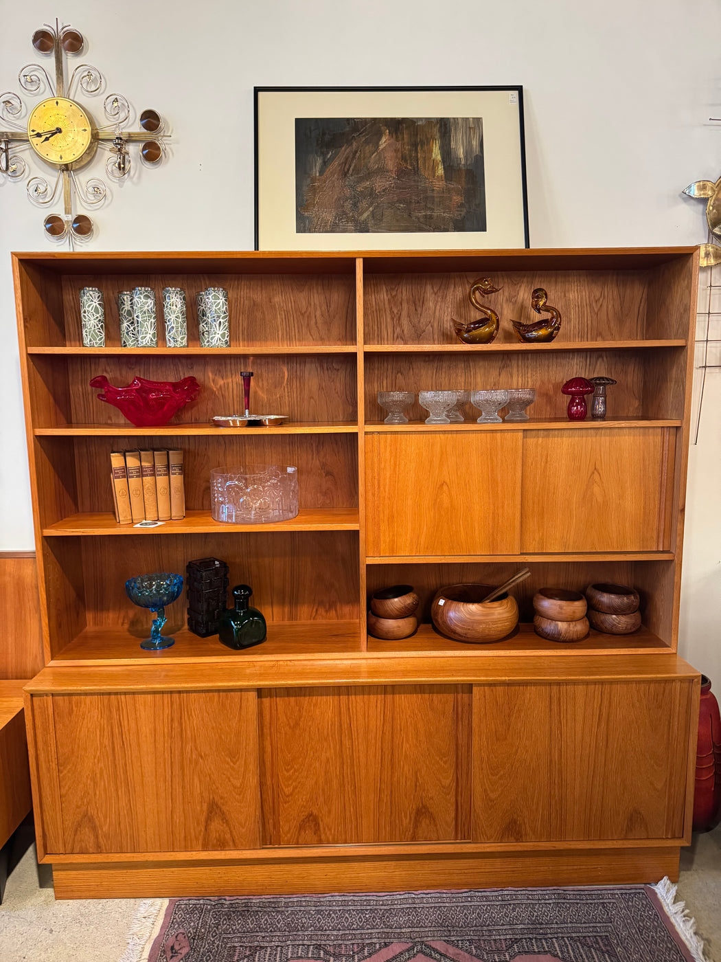 Danish Teak Shelving Unit