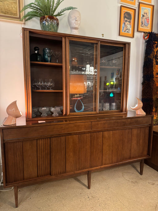 Honderich Walnut Buffet + Hutch
