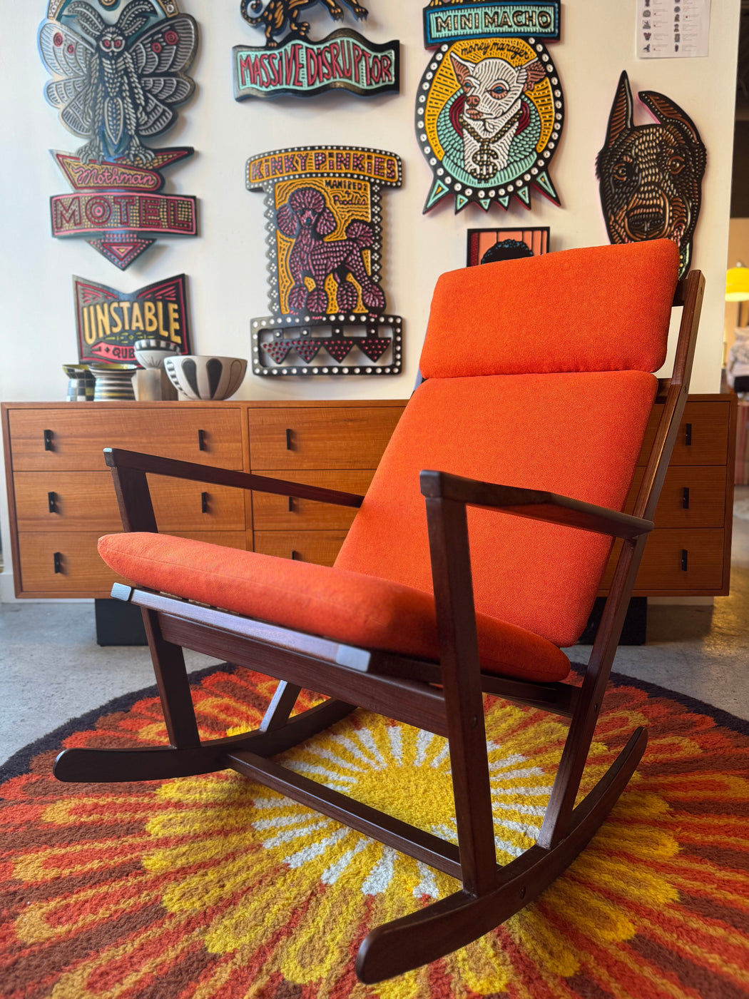 Poul M. Volther for Frem Rojle Rocking Chair