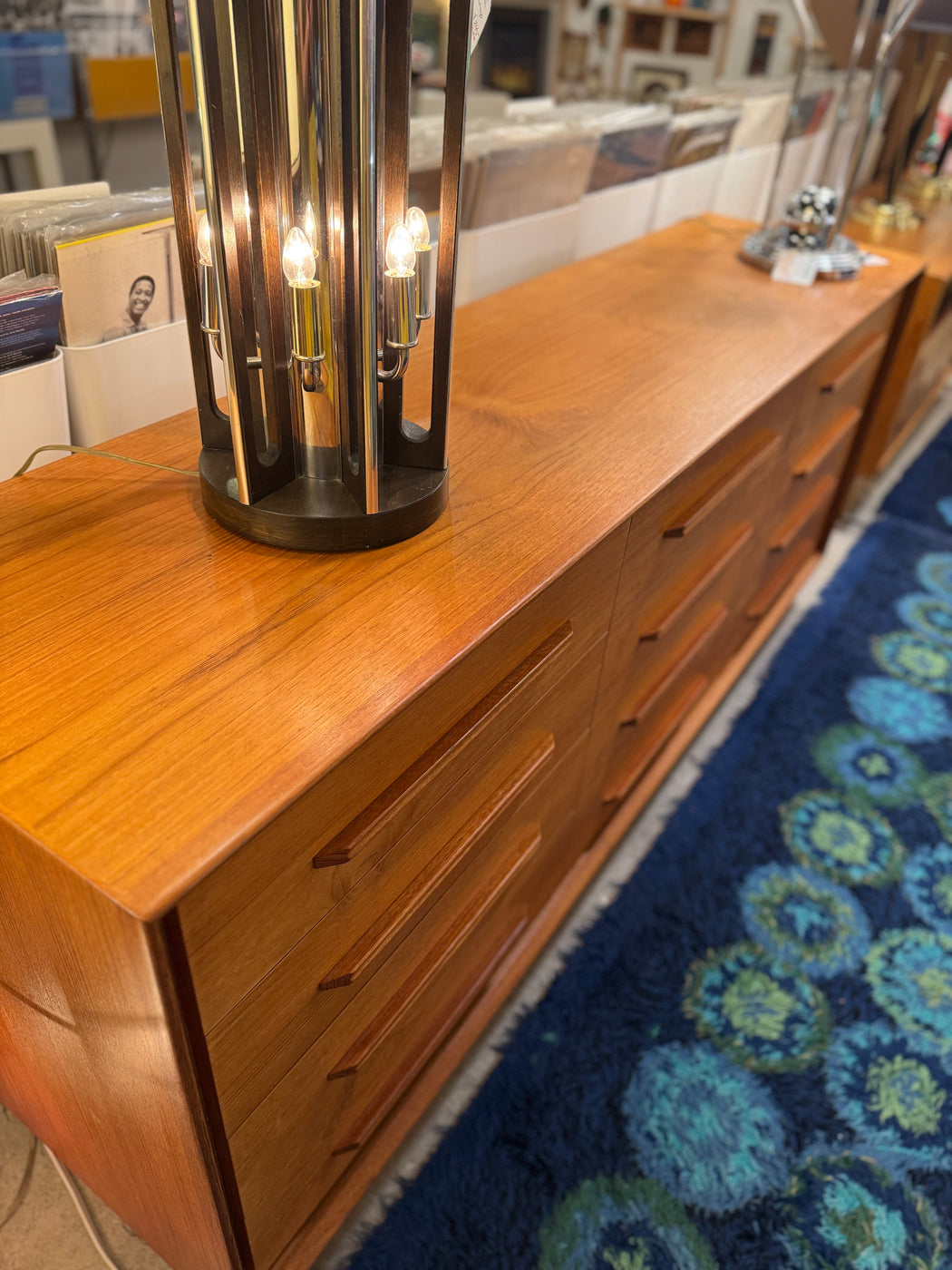 12 Drawer Teak Dresser