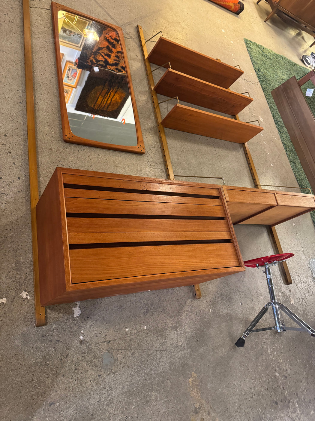 Cado Teak Wall Unit