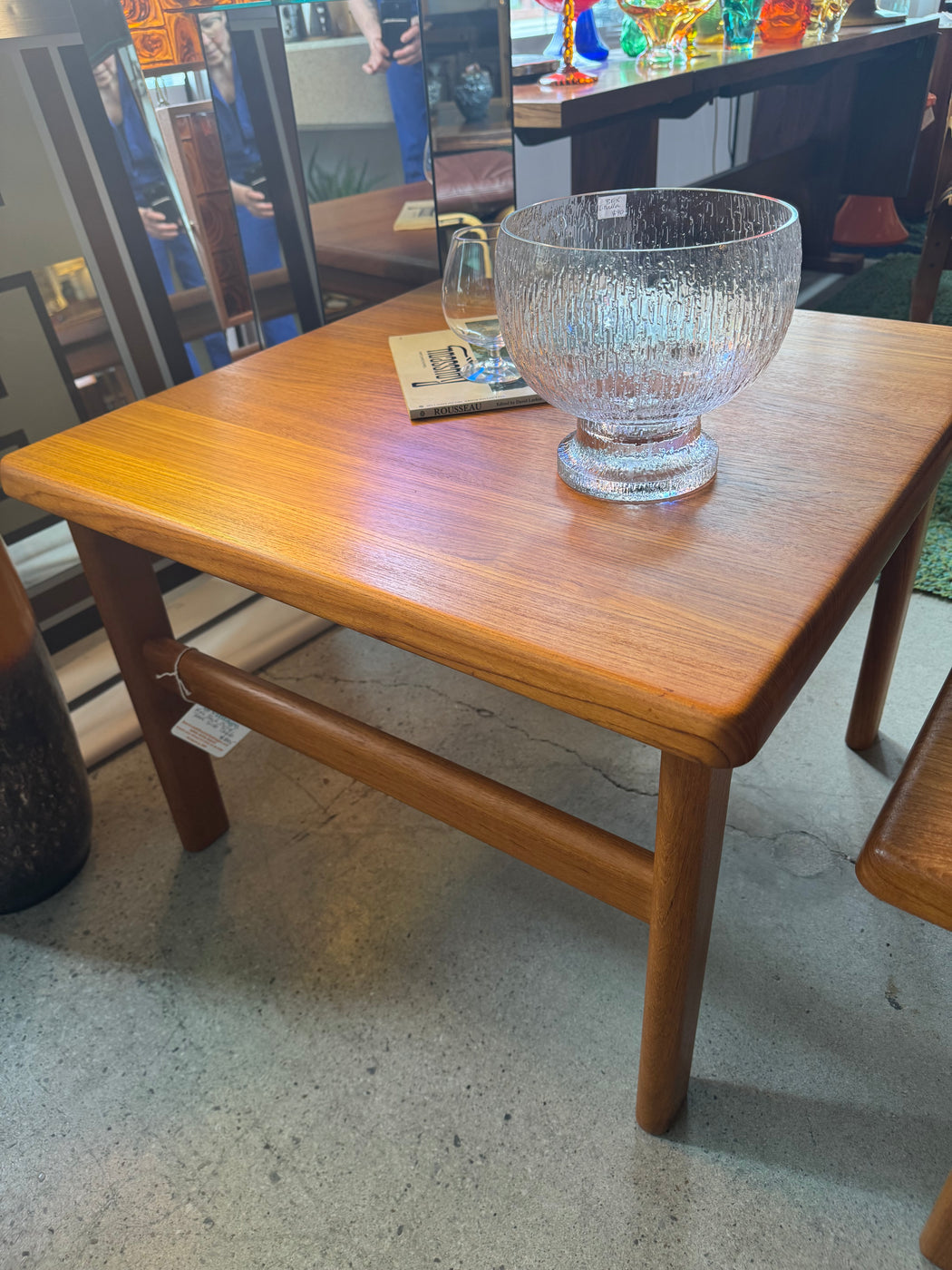 Niels Bach Solid Teak Side Table