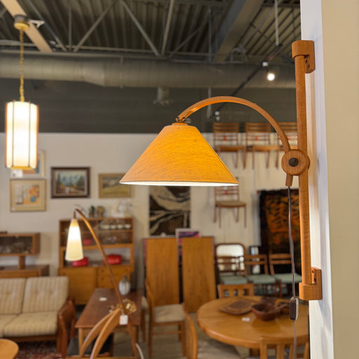 Teak Wall Lamp