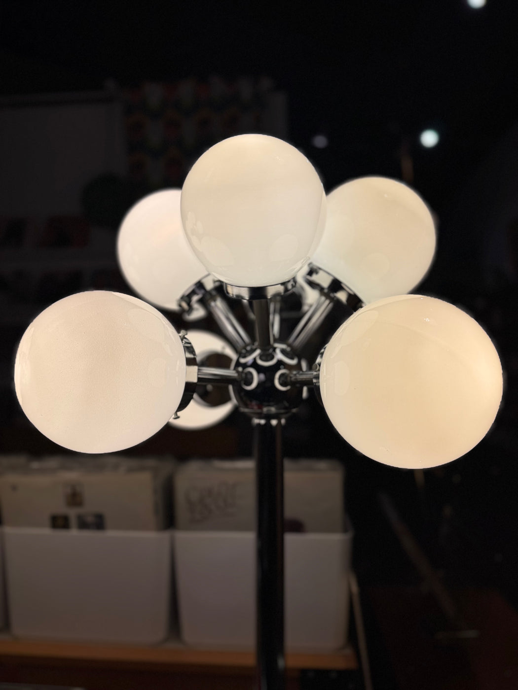 70s Chrome Sputnik Lamps