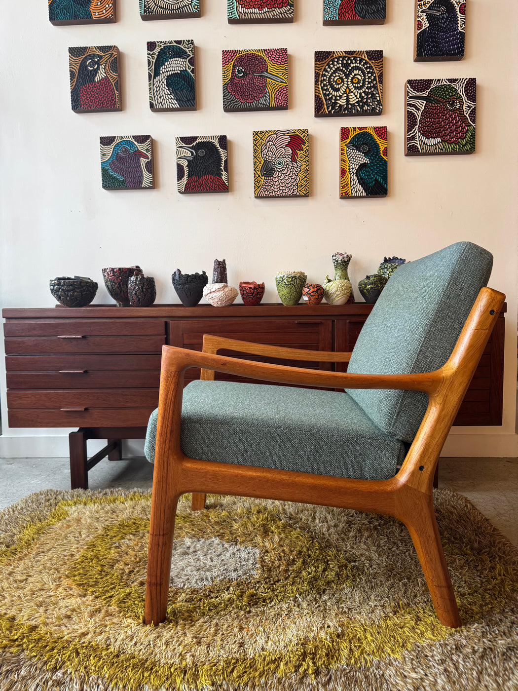 Ole Wanscher Teak Chair Pair
