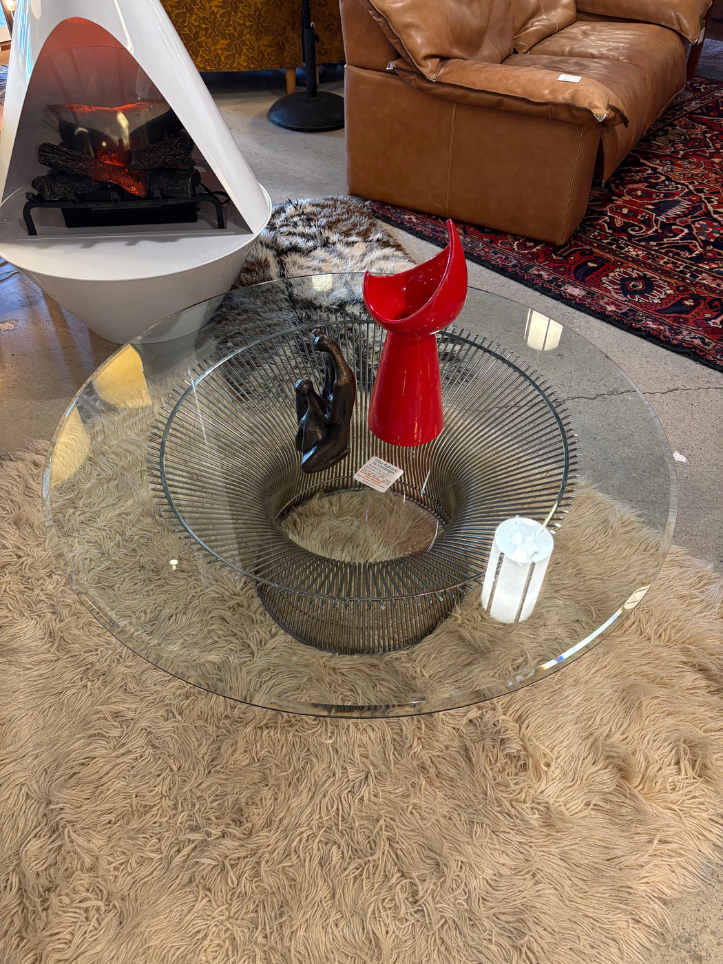 Warren Platner Nickel Coffee Table