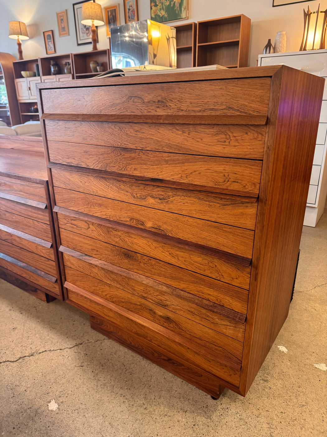 Rosewood Tallboy Dresser