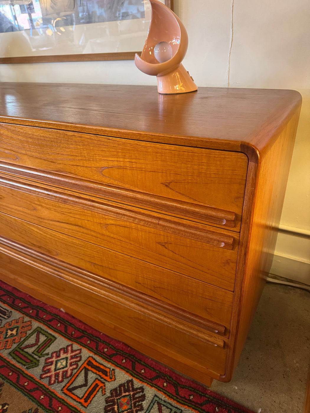 Danish Teak 8 Drawer Dresser