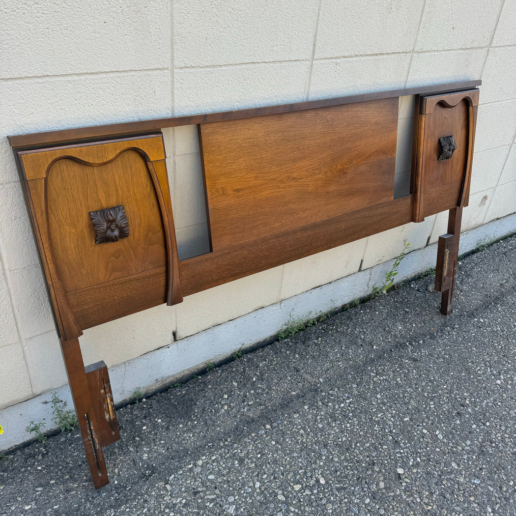 60s Walnut Double/Queen Headboard