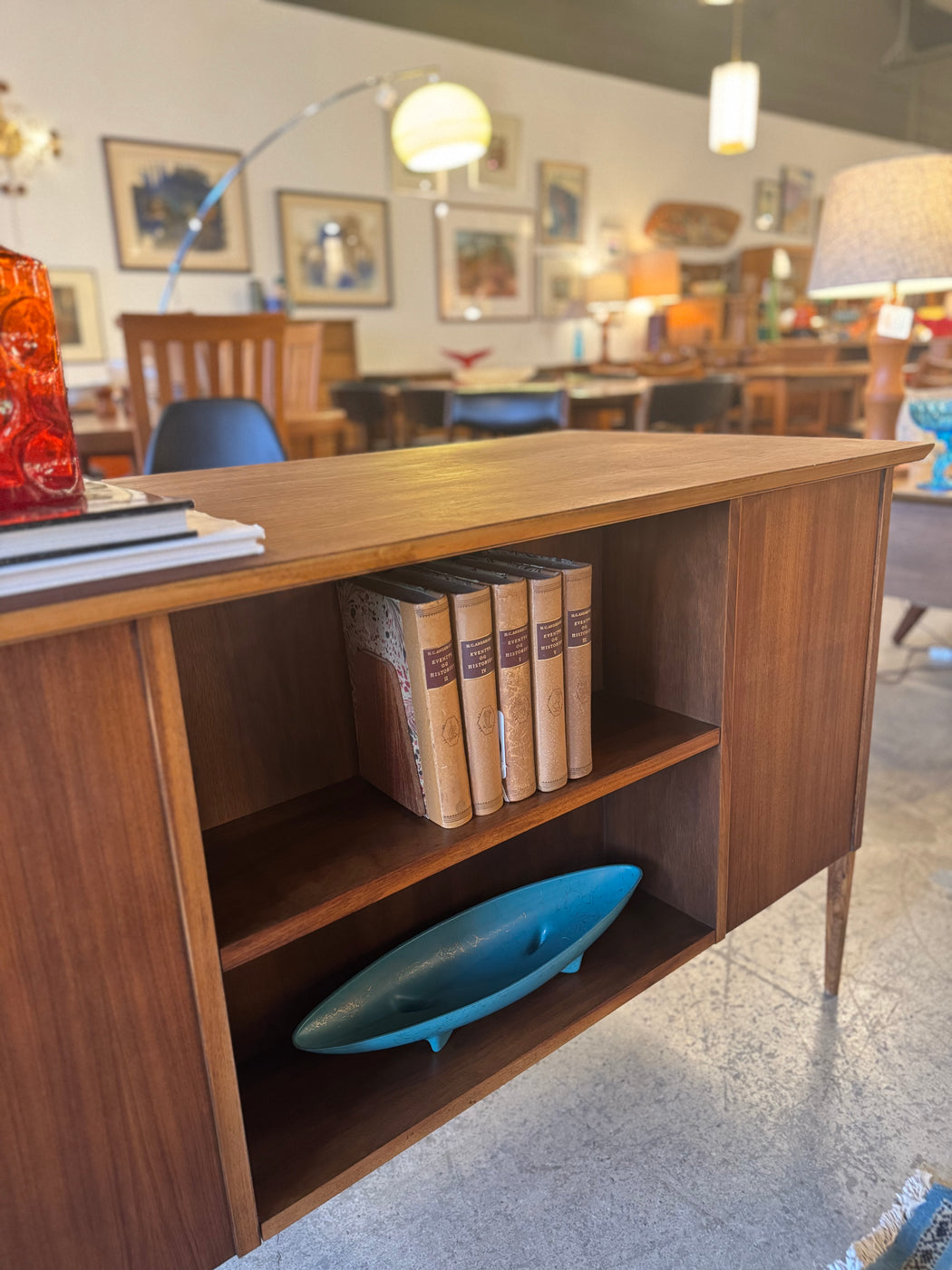 MCM Walnut Desk