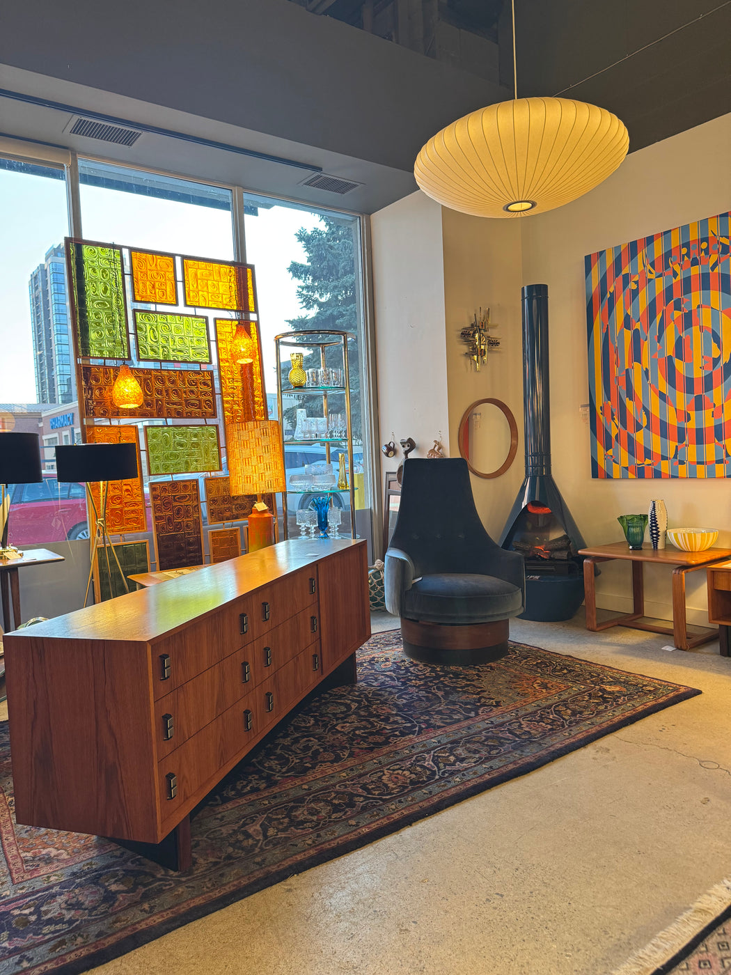 RS Associates Teak Dresser Credenza