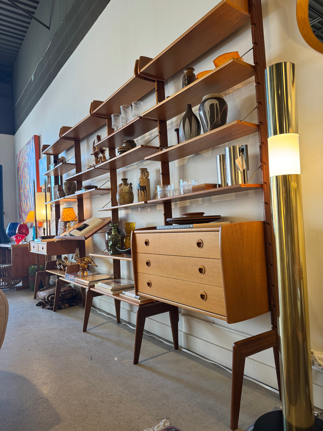 SOLD • Teak Modular Wall Unit, Norway