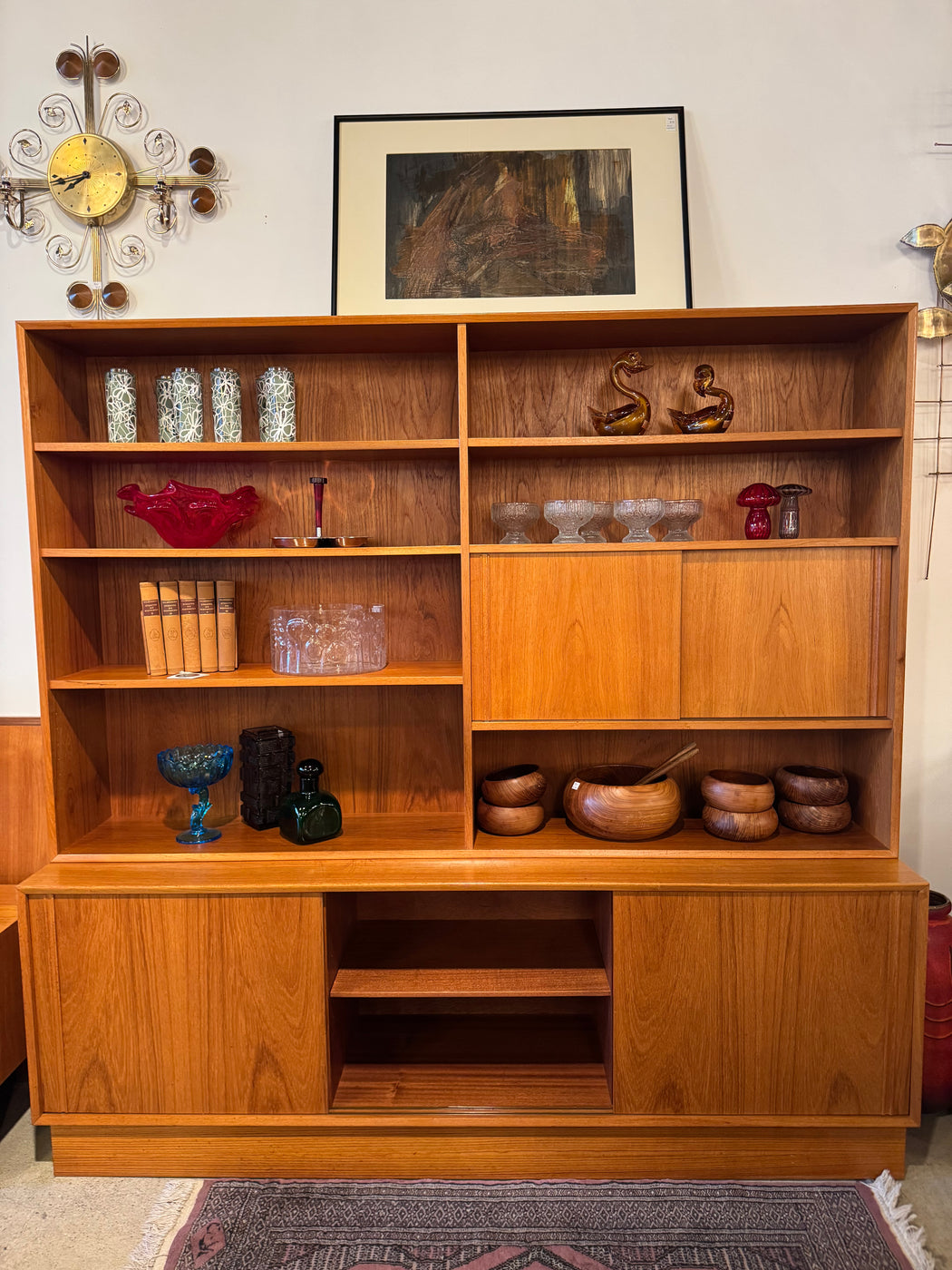 Danish Teak Shelving Unit