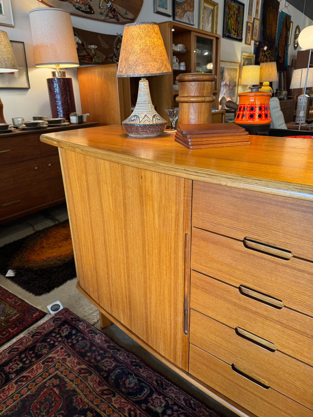 Vintage Teak Sideboard