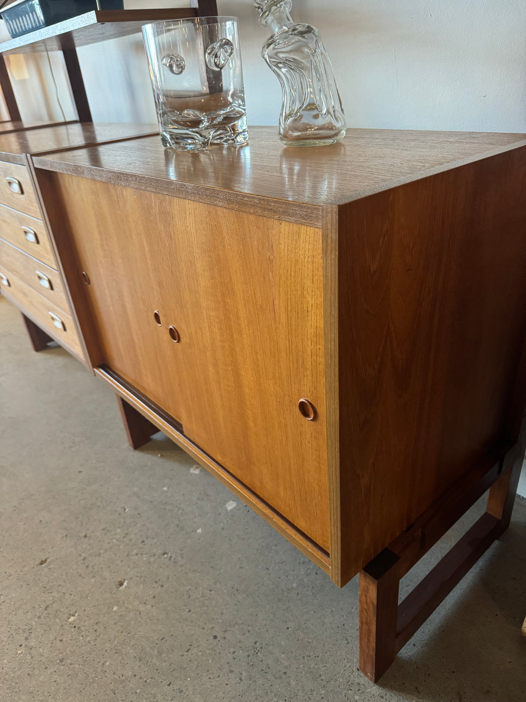 SOLD • PS Systems Teak Wall Unit