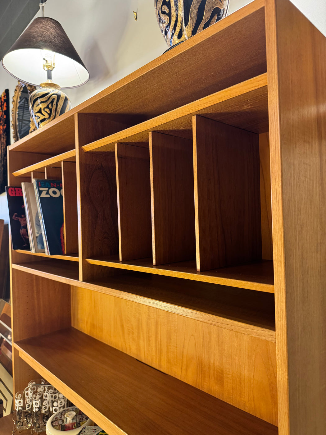 Teak Record Cabinet
