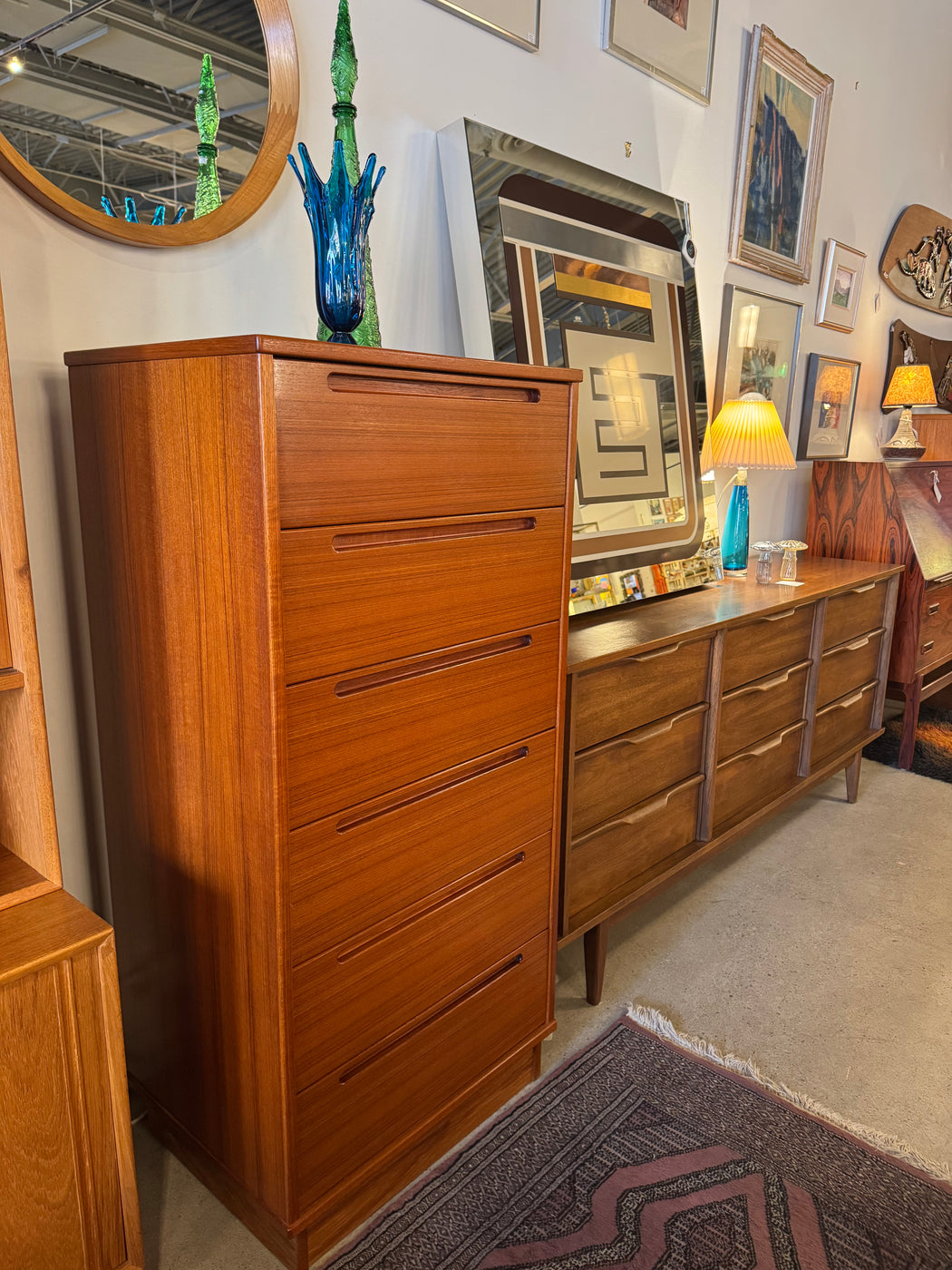 Torring Mobelfabrik Tall Teak Dresser