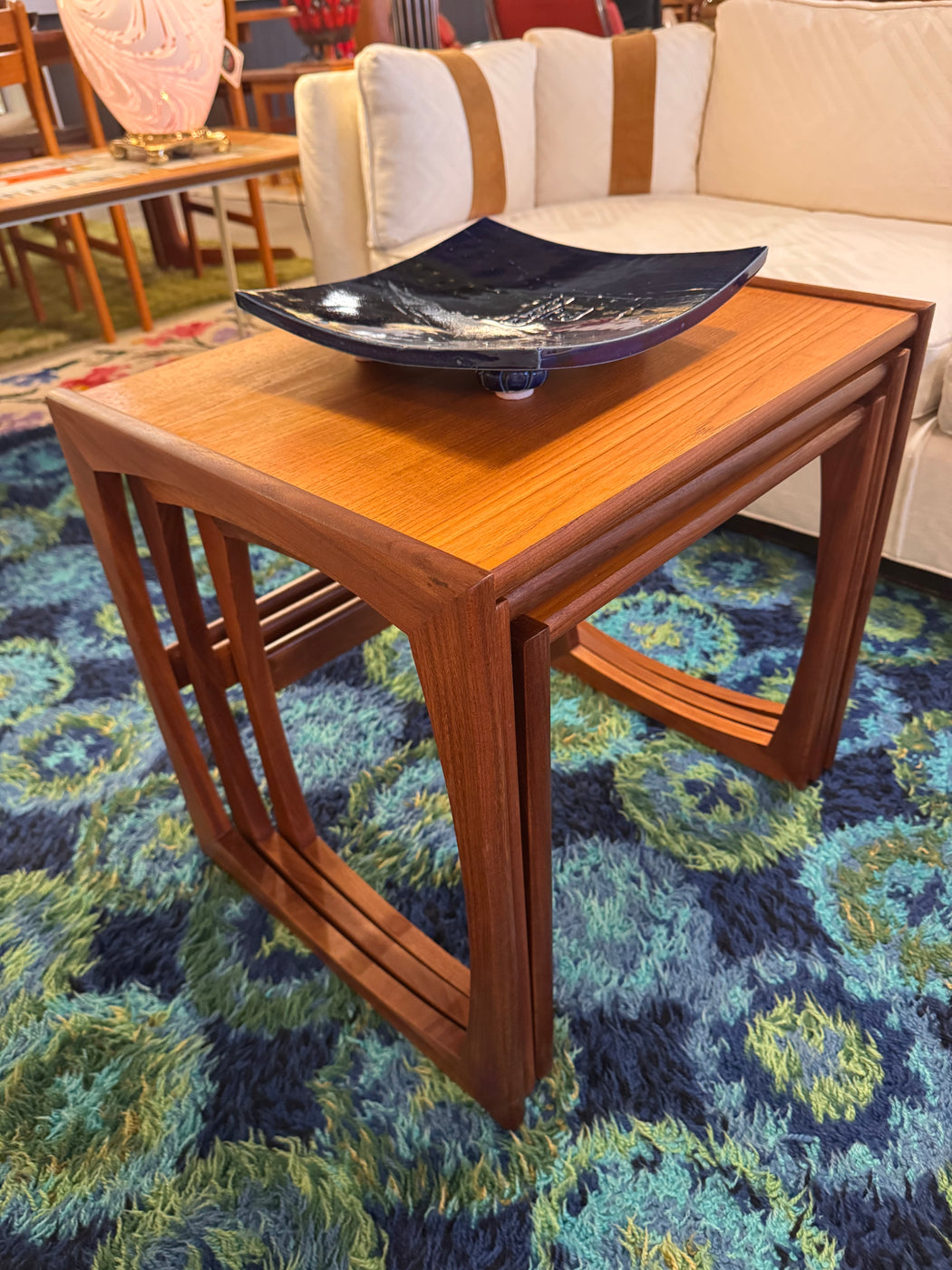 MCM Teak Nesting Tables