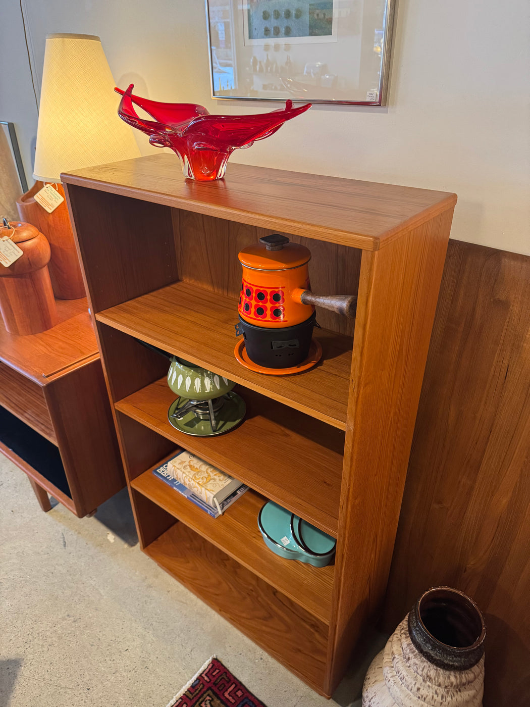 Mobican Teak Bookcase