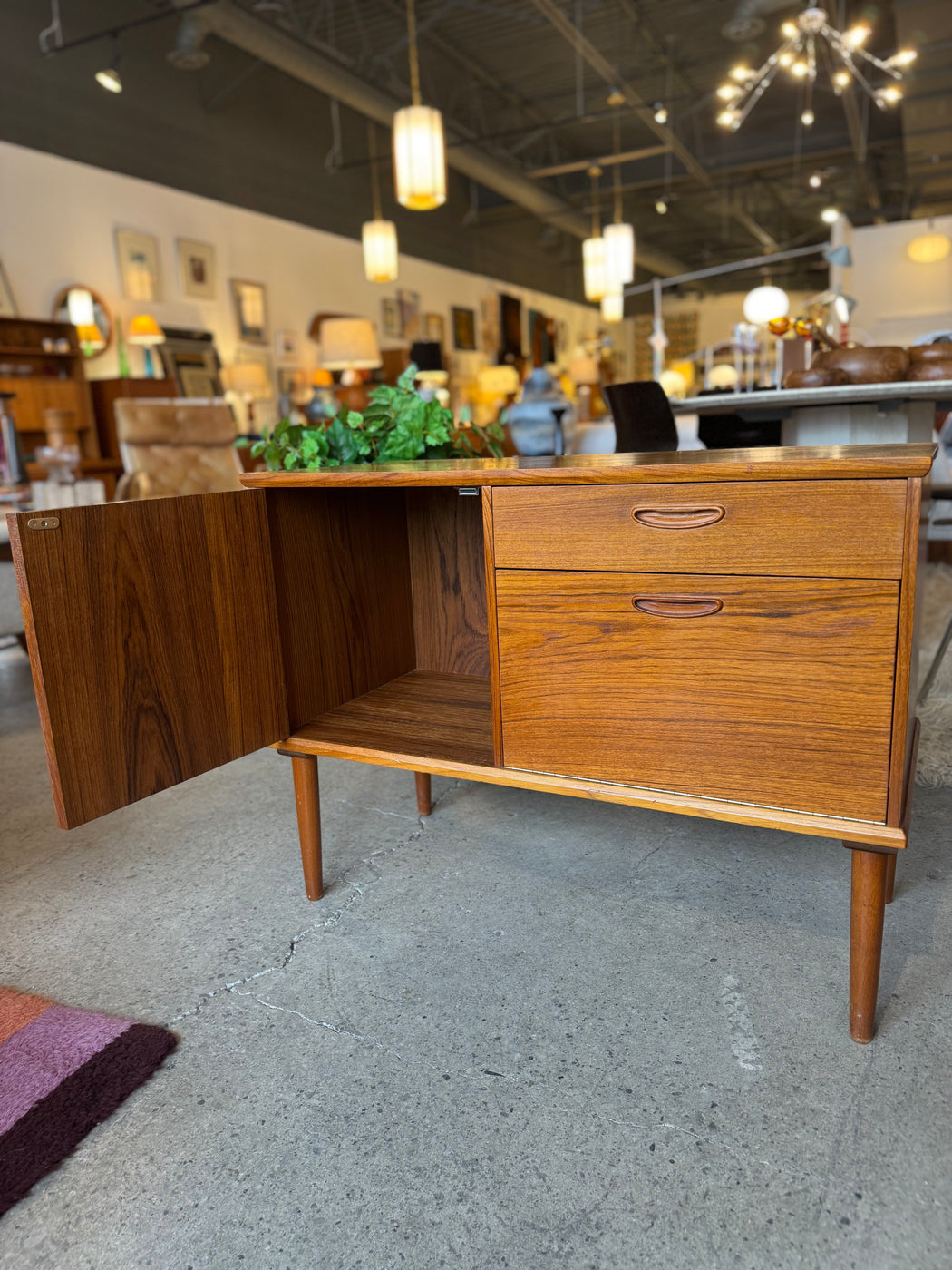 Danish Teak Petite Cabinet