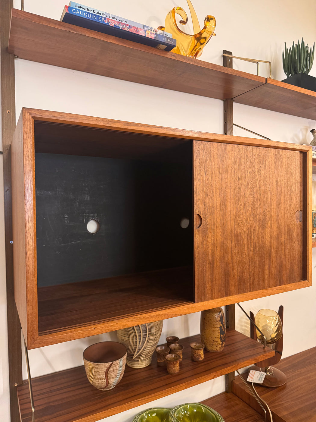 Danish Walnut Wall Unit