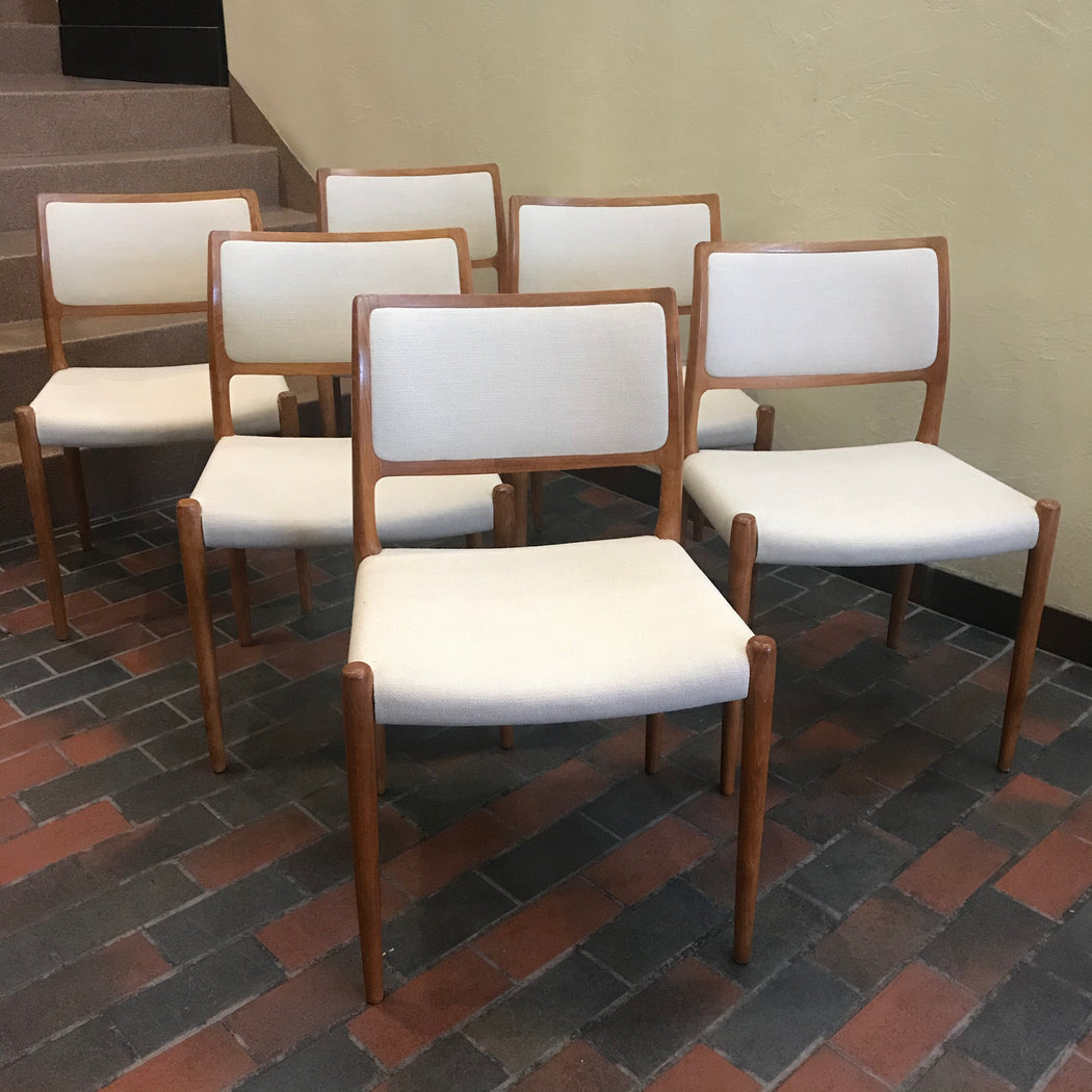 Set of Six Moller Chairs