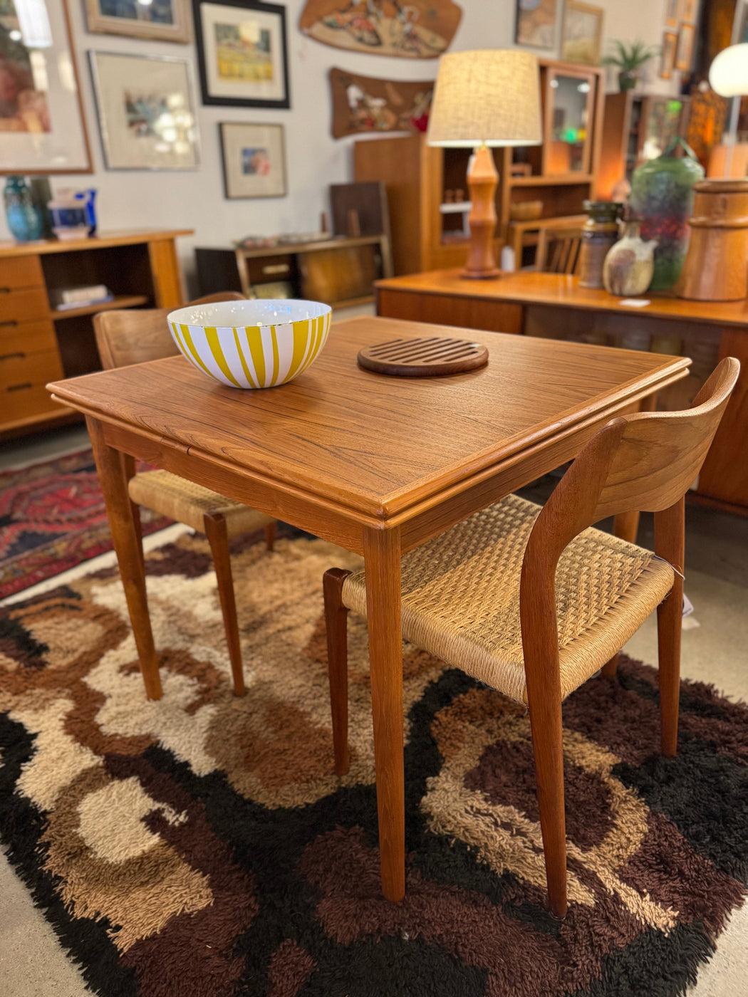Petite Teak Dining Table