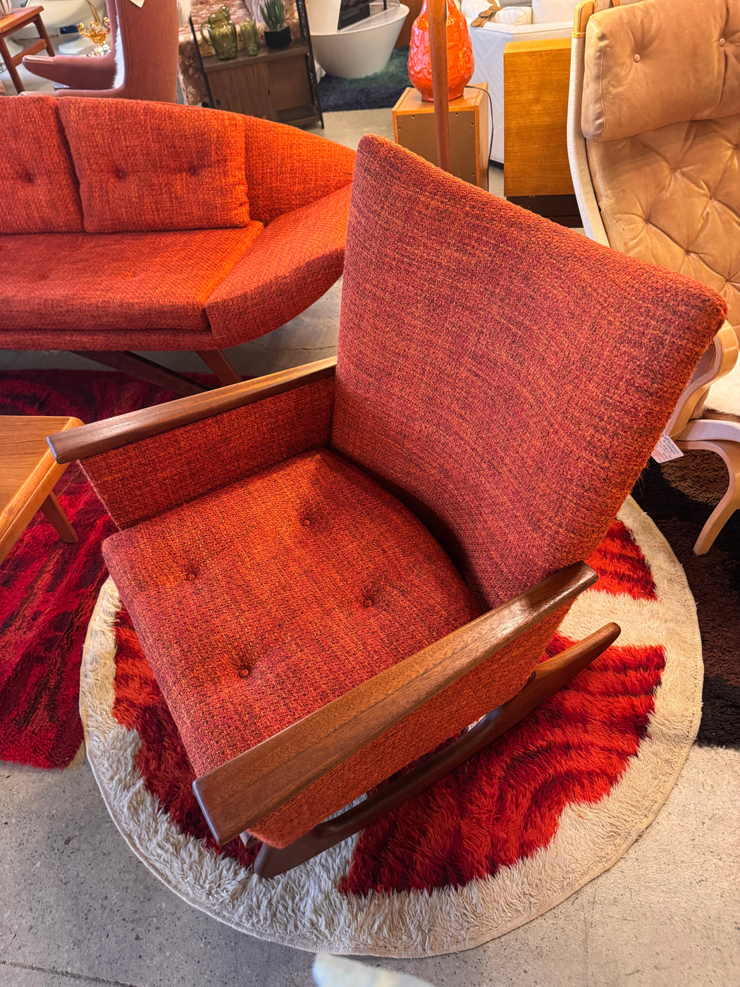 Atomic 1960s Rocking Chair