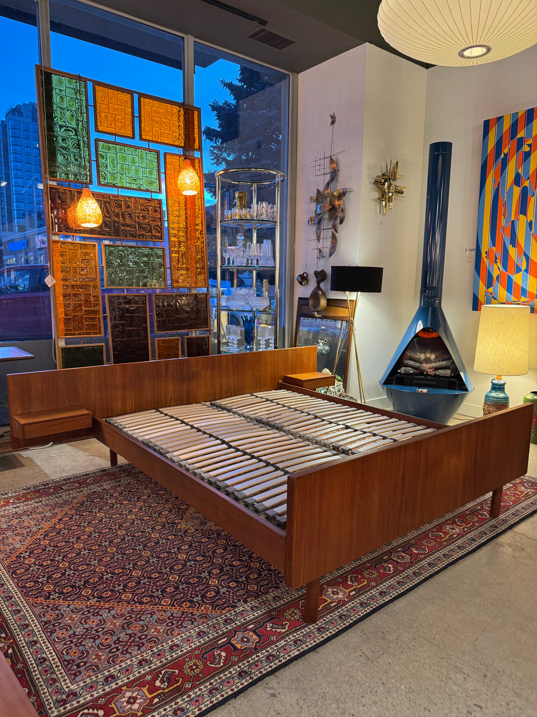 Danish Teak Double Bed