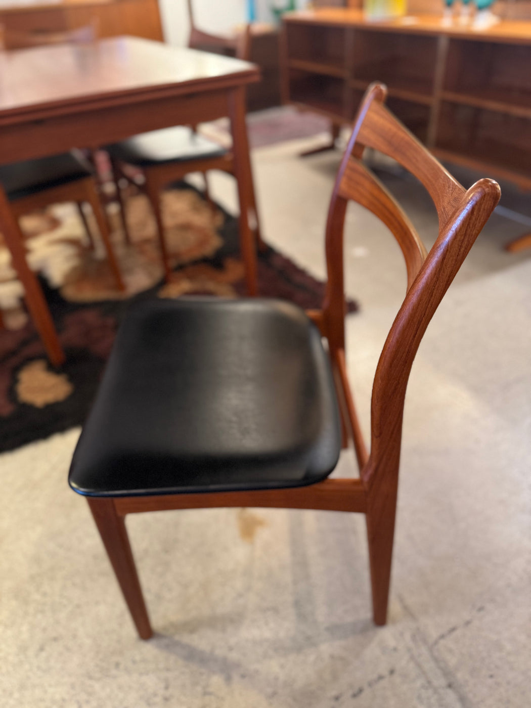 Set of 4 Danish Teak Dining Chairs