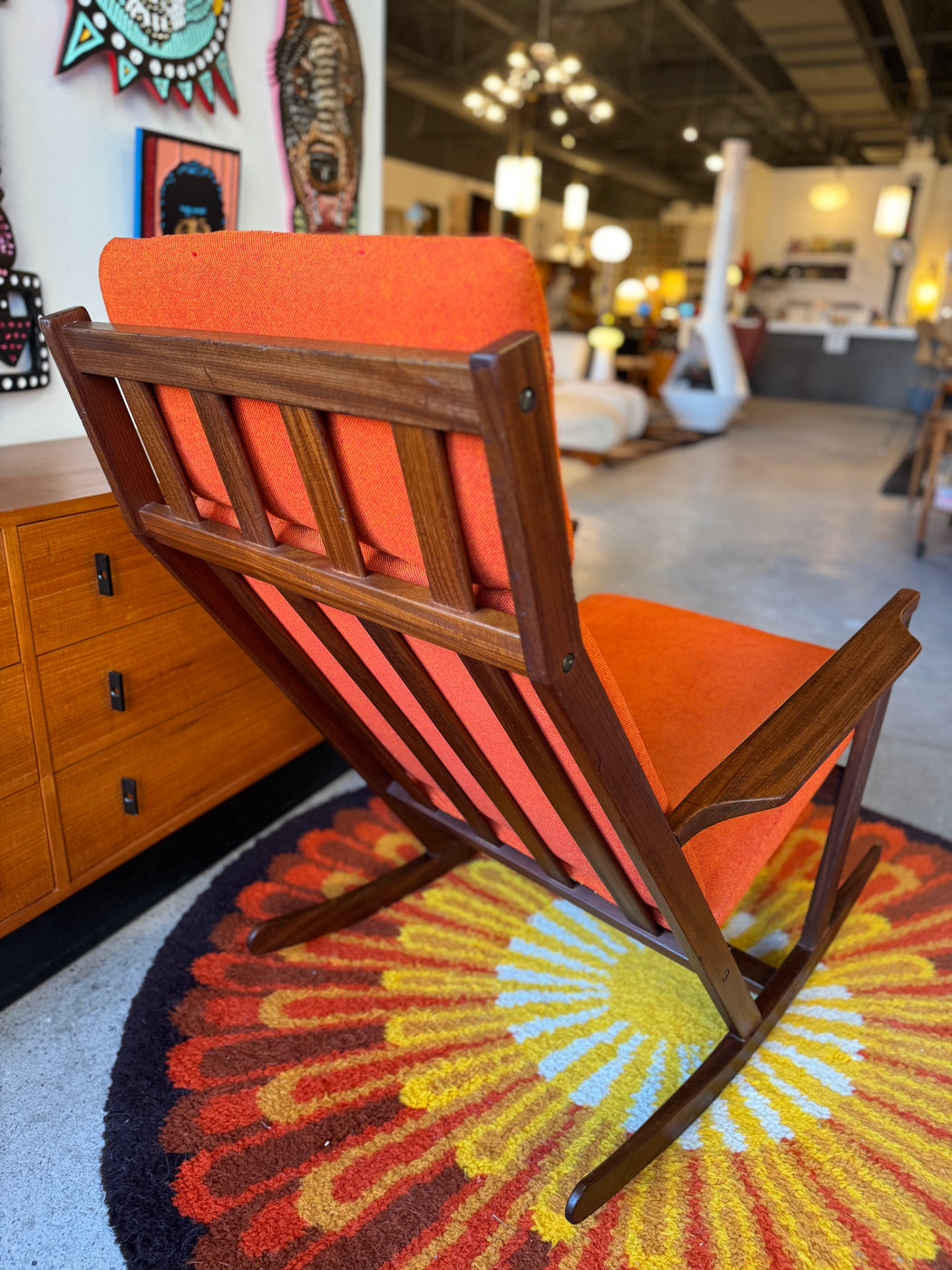 Poul M. Volther for Frem Rojle Rocking Chair