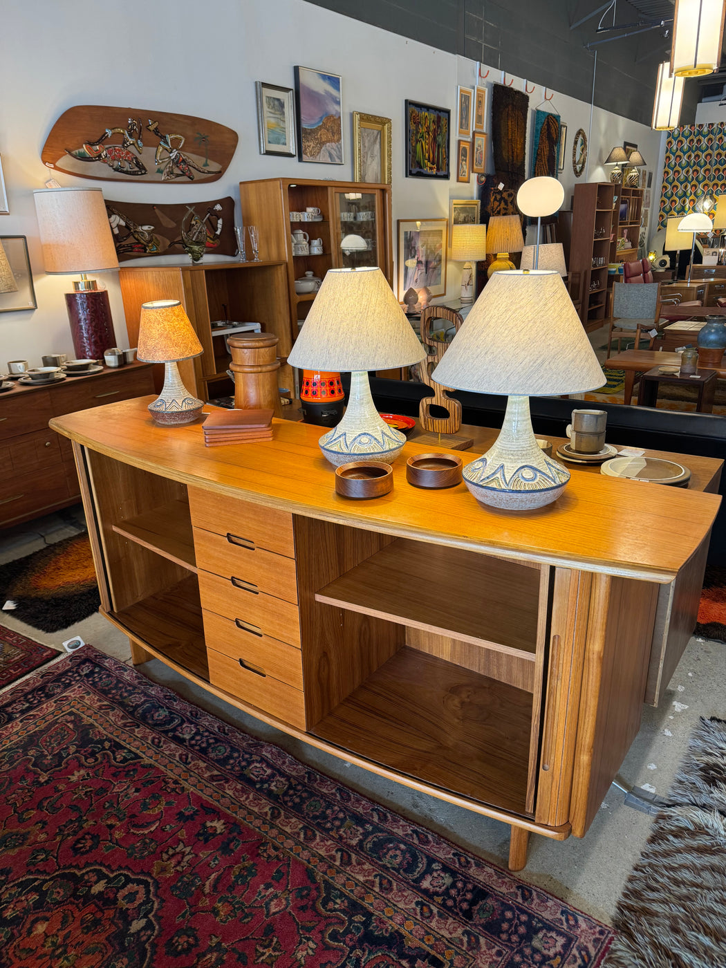 Vintage Teak Sideboard