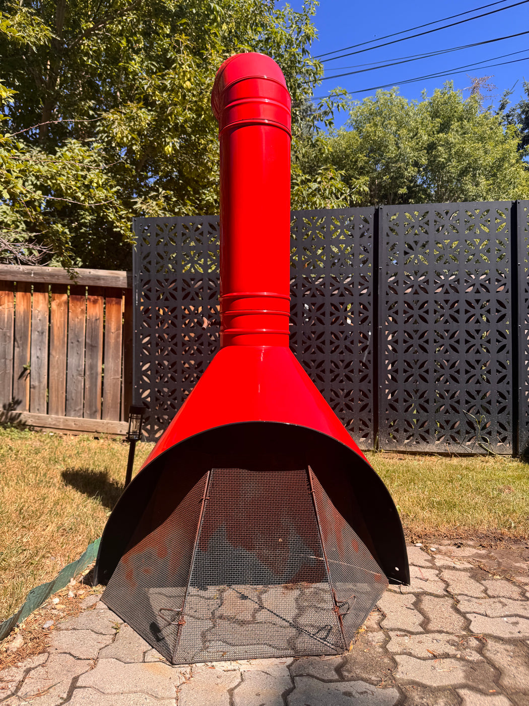 Vintage 1960s Fireplace