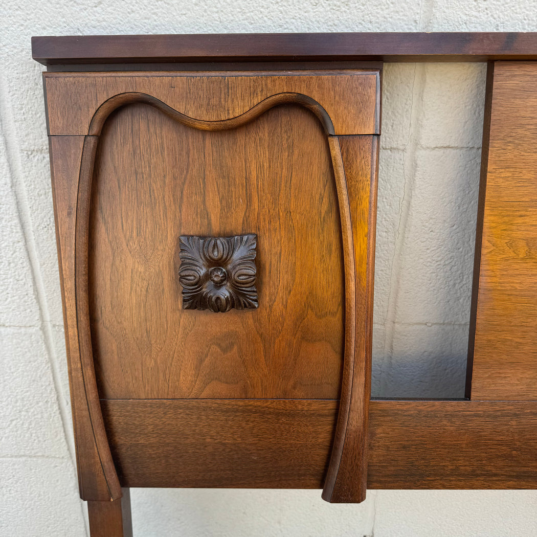 60s Walnut Double/Queen Headboard