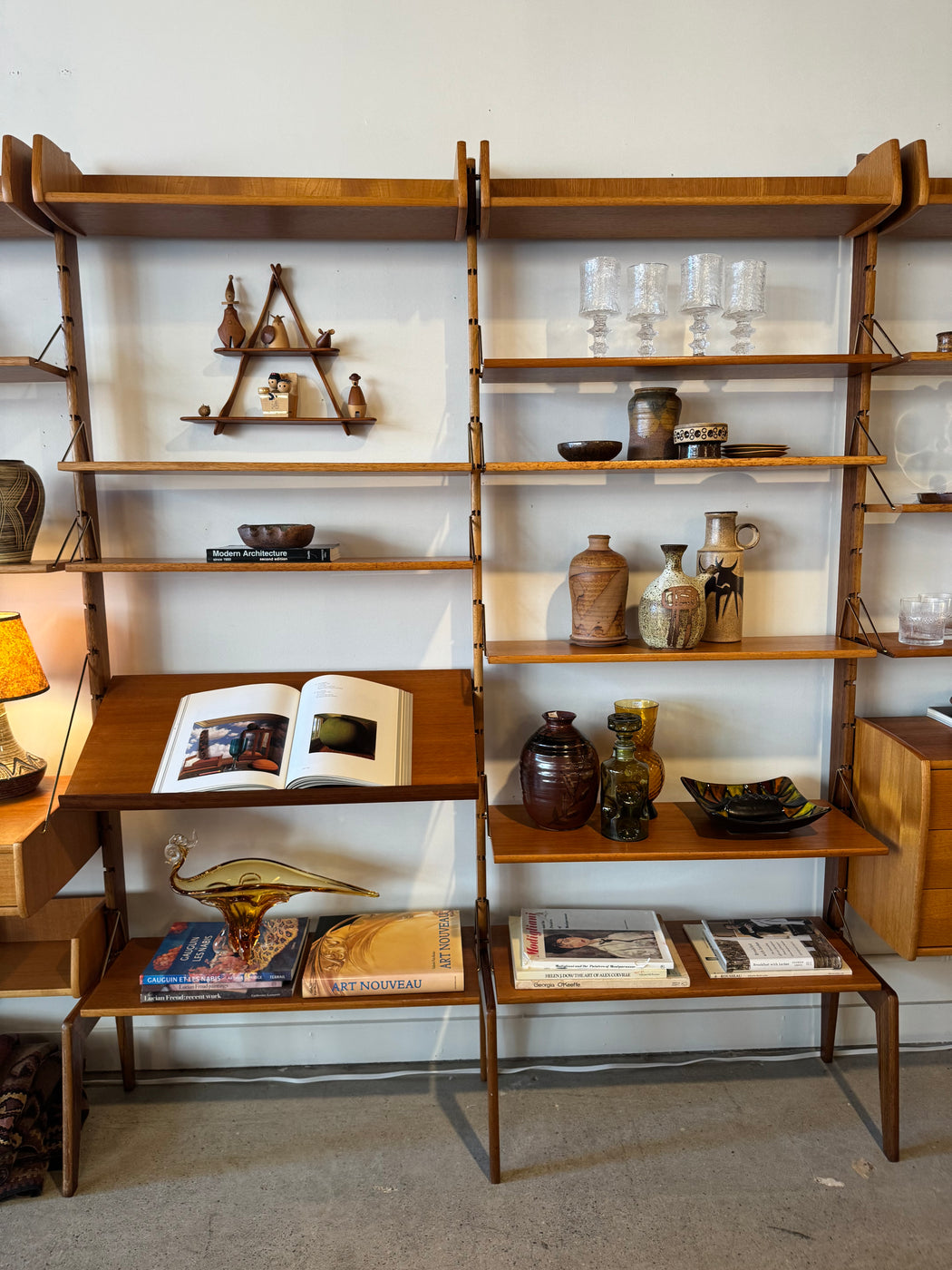 SOLD • Teak Modular Wall Unit, Norway
