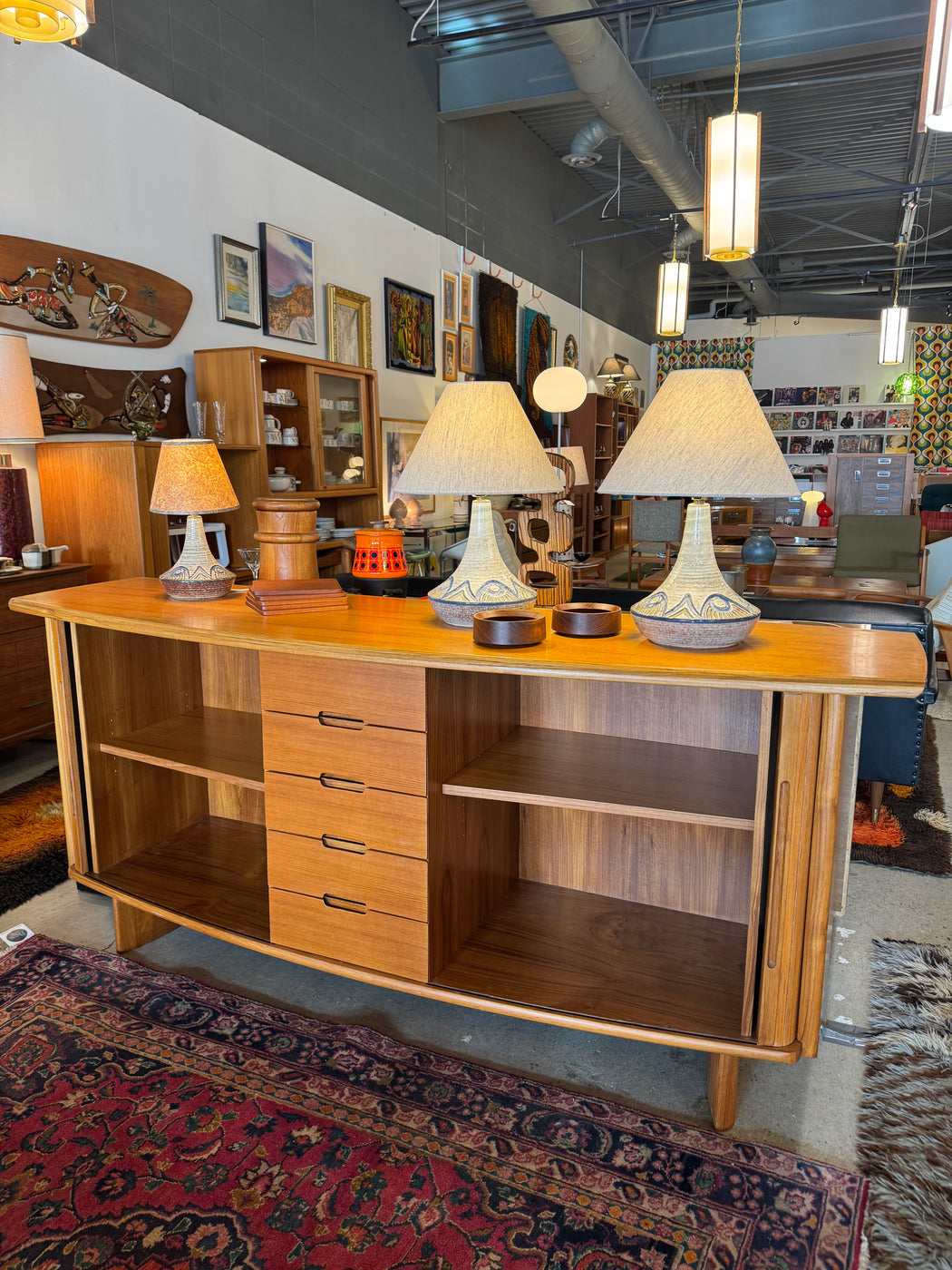 Vintage Teak Sideboard