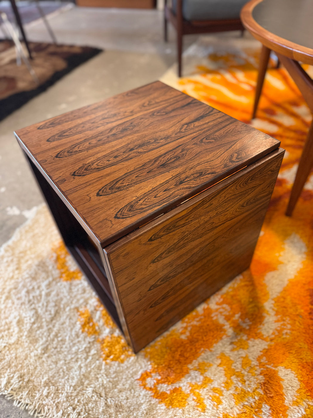 Kai Kristiansen Rosewood Nesting Cube Tables