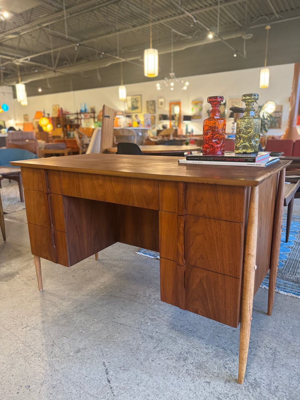 MCM Walnut Desk