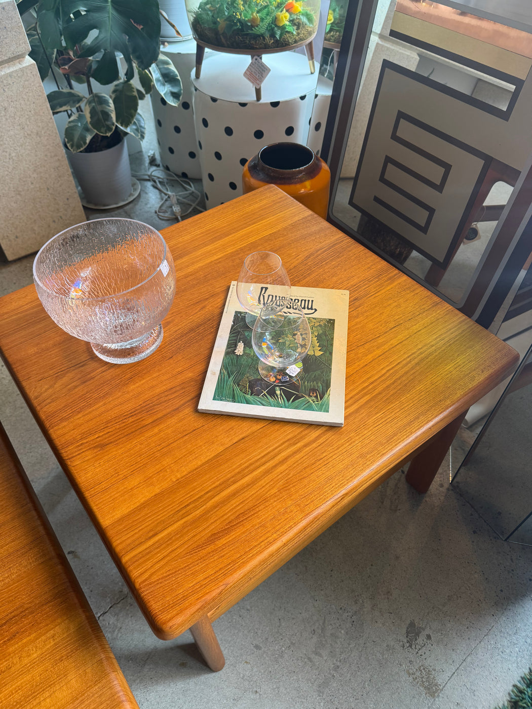 Niels Bach Solid Teak Side Table