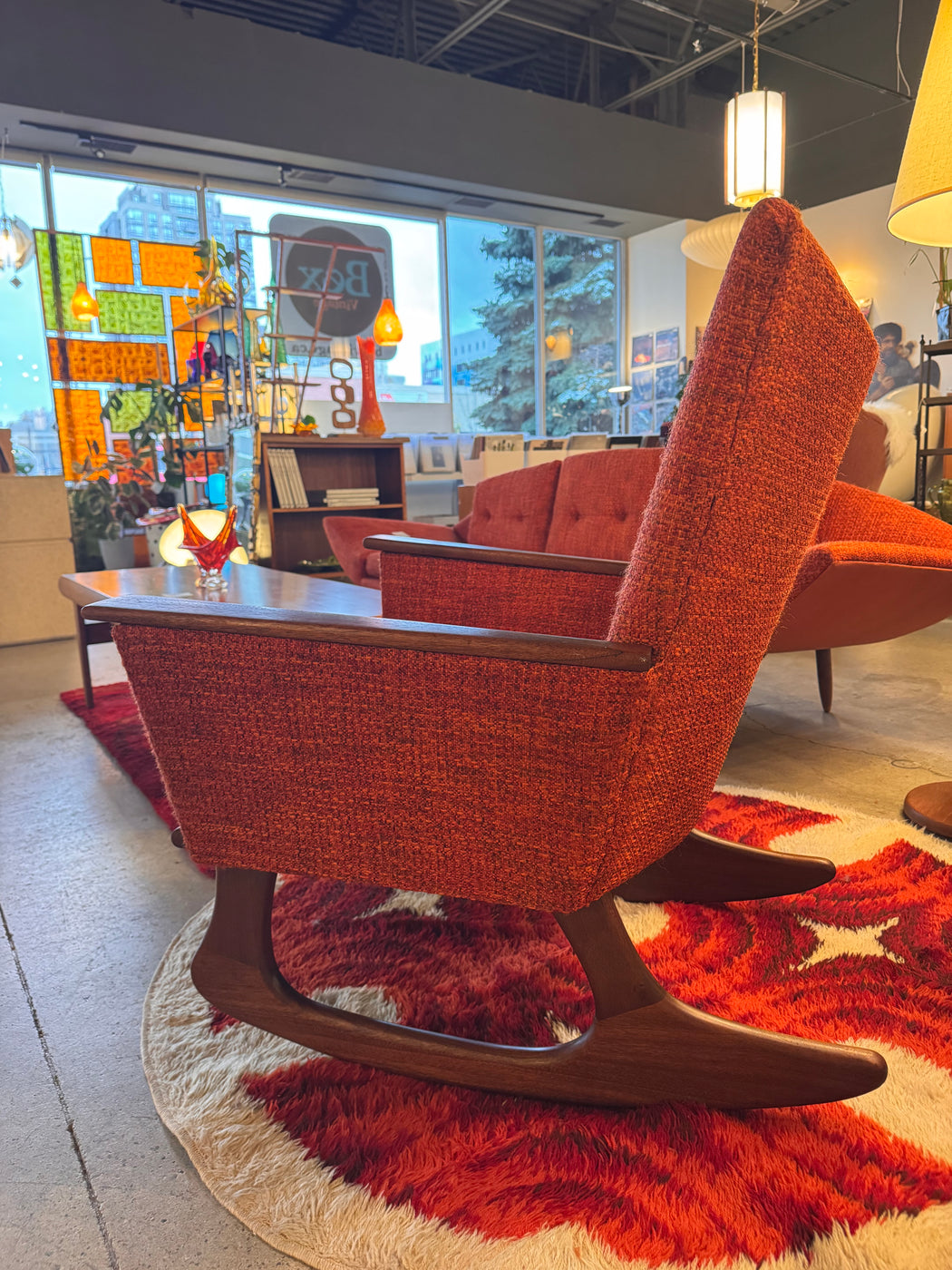 Atomic 1960s Rocking Chair