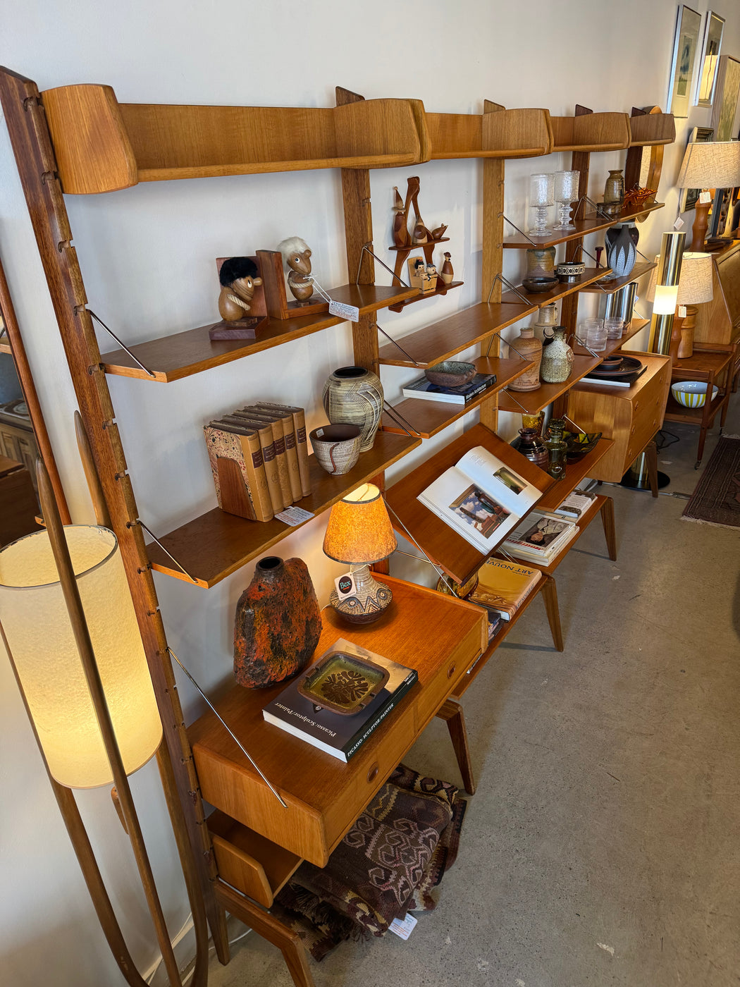 SOLD • Teak Modular Wall Unit, Norway